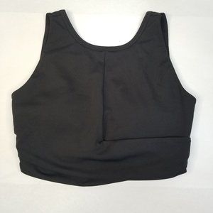Zuda Sports Bra Criss Cross back Size XS Black